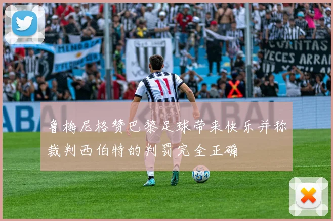 鲁梅尼格赞巴黎足球带来快乐并称裁判西伯特的判罚完全正确